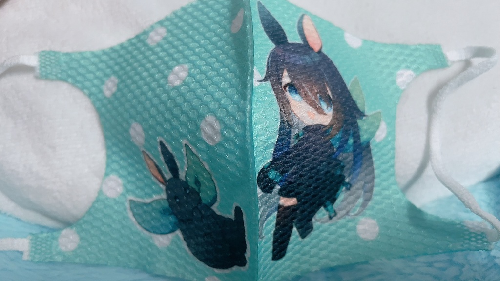 さなや推しアピールマスク(運がいいとサイン入り！)