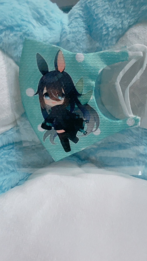 さなや推しアピールマスク(運がいいとサイン入り!)