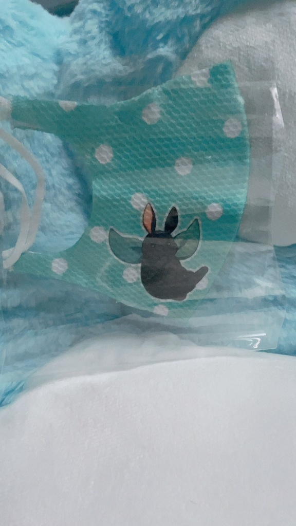 さなや推しアピールマスク(運がいいとサイン入り!)