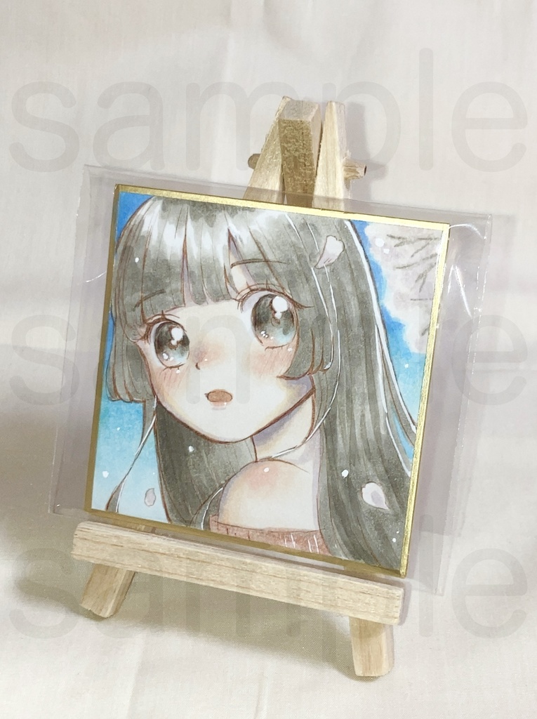 豆色紙(原画)
