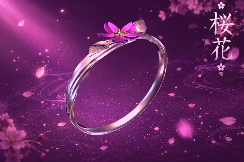 桜花アクセサリー