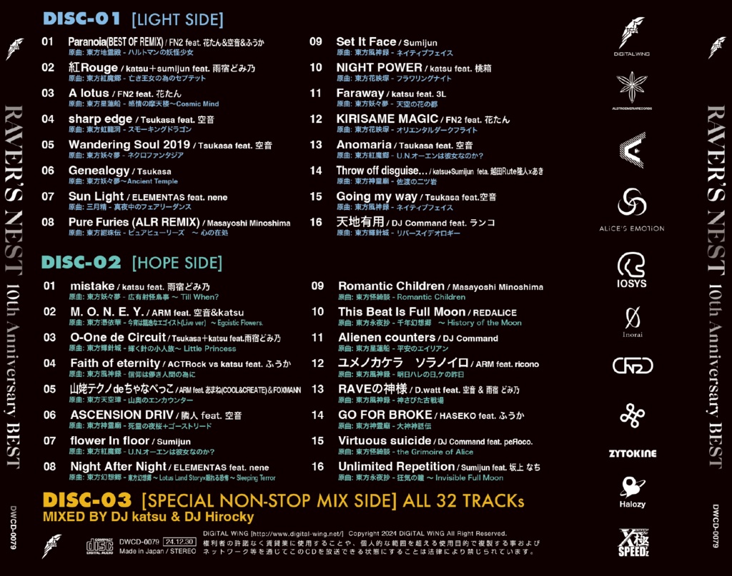 RAVER'S NEST - 10th anniversary BEST -