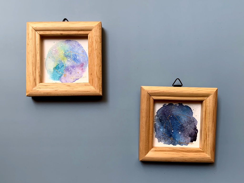 【オーダー】星座原画(名入れ可能)