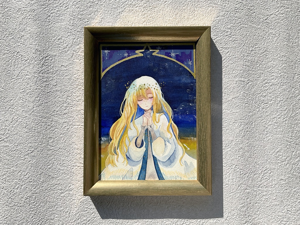 【簡易額装原画】祈り