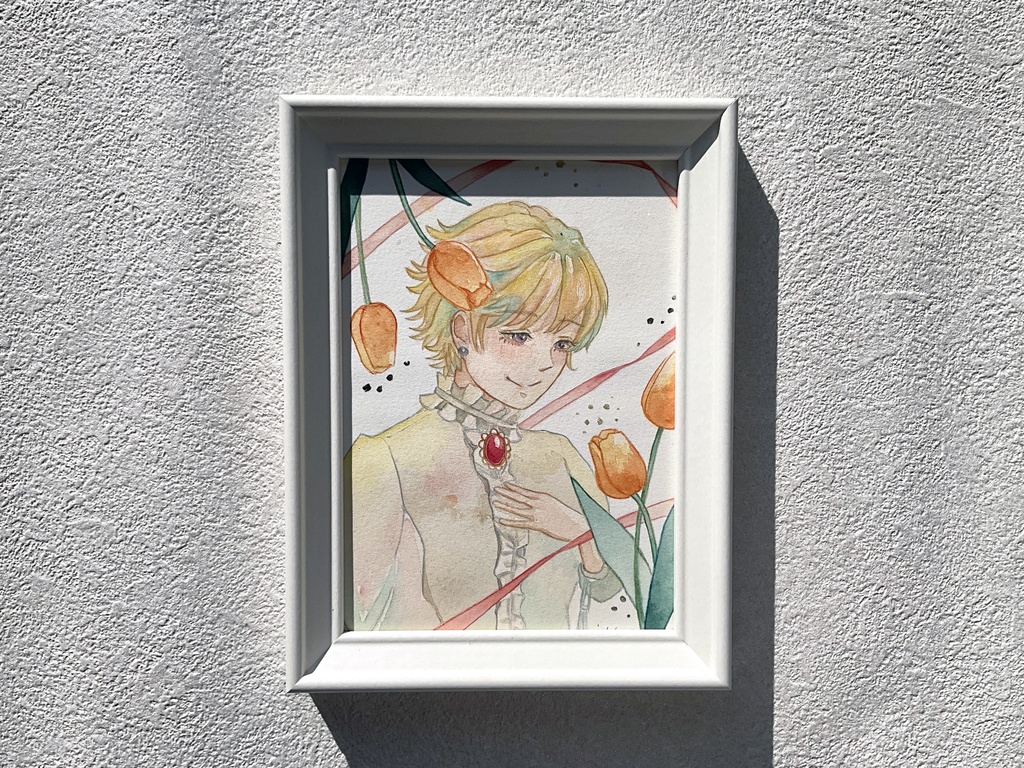 【簡易額装原画】15℃のときめき「三女」