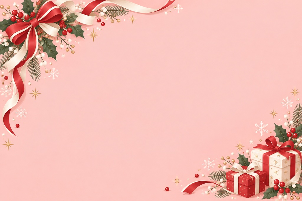 クリスマス背景素材6枚セット|商用利用可・SNSやお店の告知に