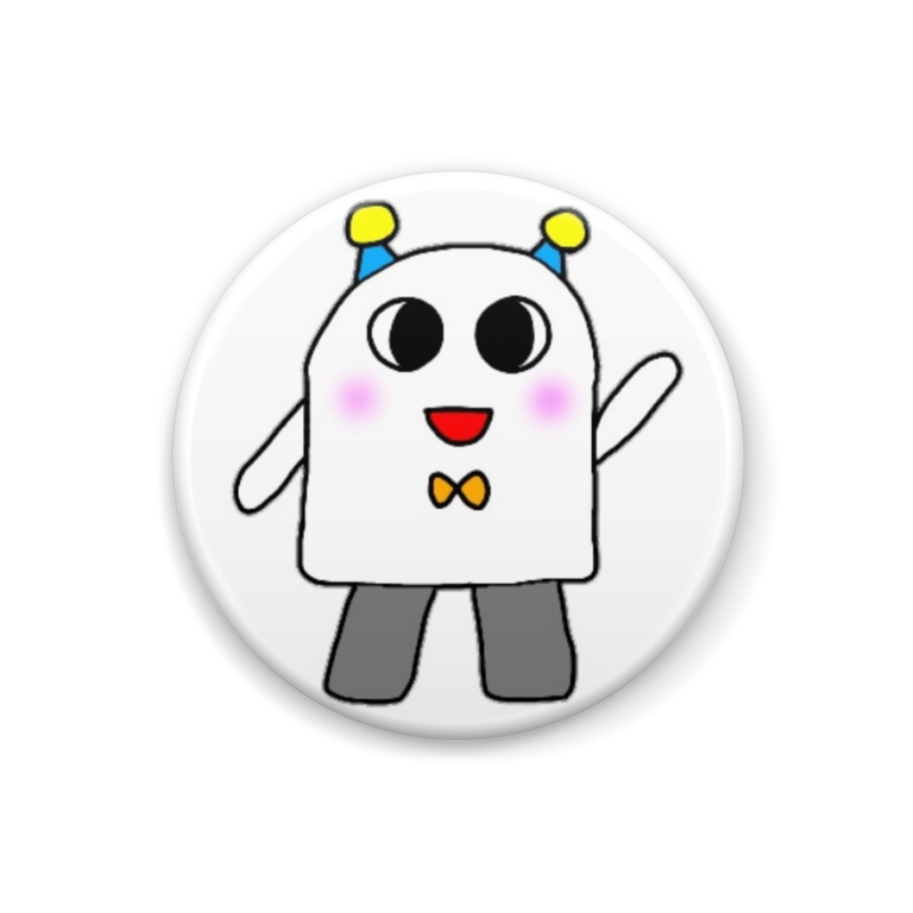 モチロボの缶バッジ(通常)