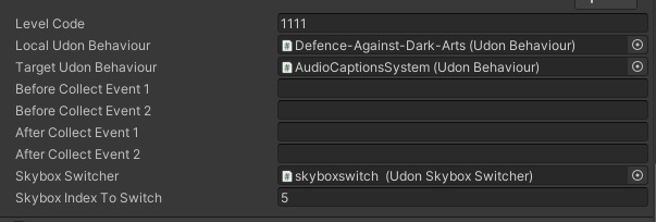 VRChat code based save system with collectable items and events.