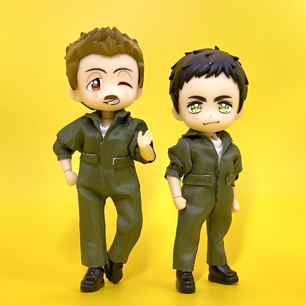 フライトスーツ風ツナギ