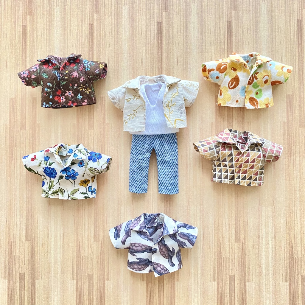 半袖柄シャツA