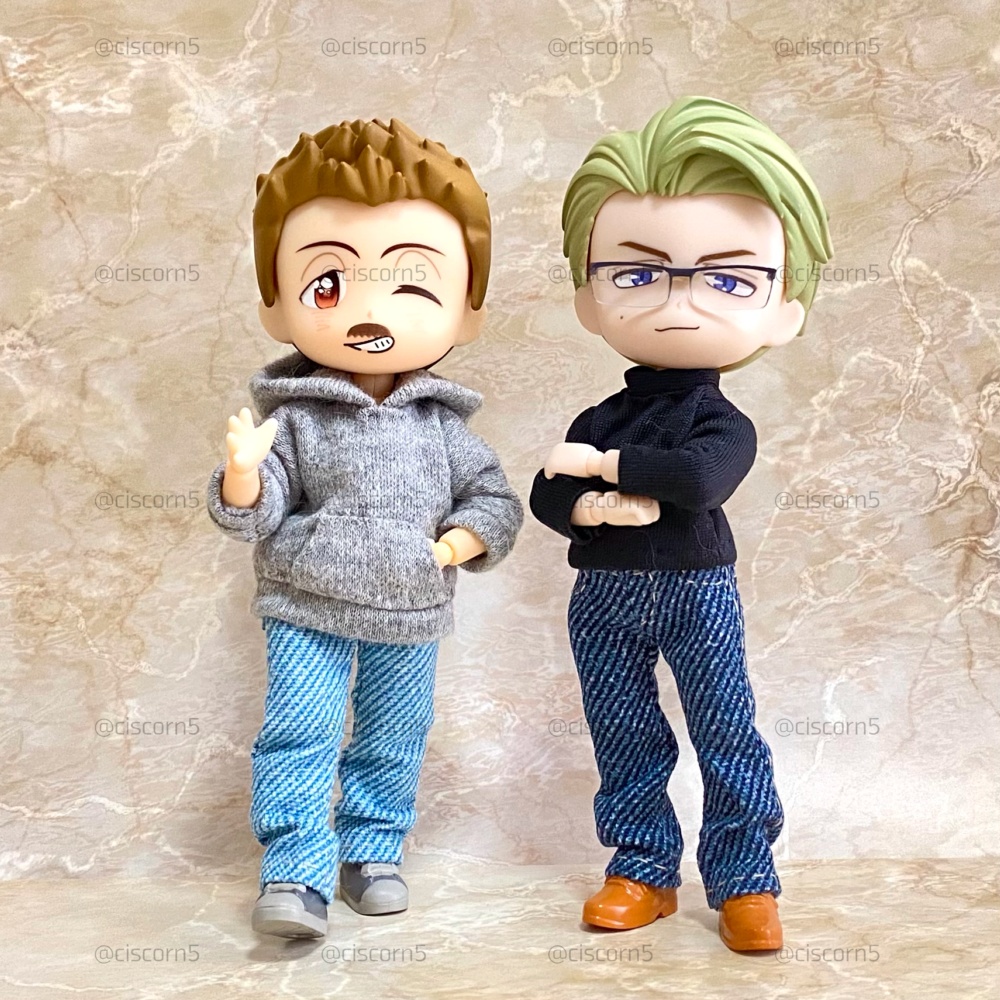 ふつうのストレートデニムパンツ