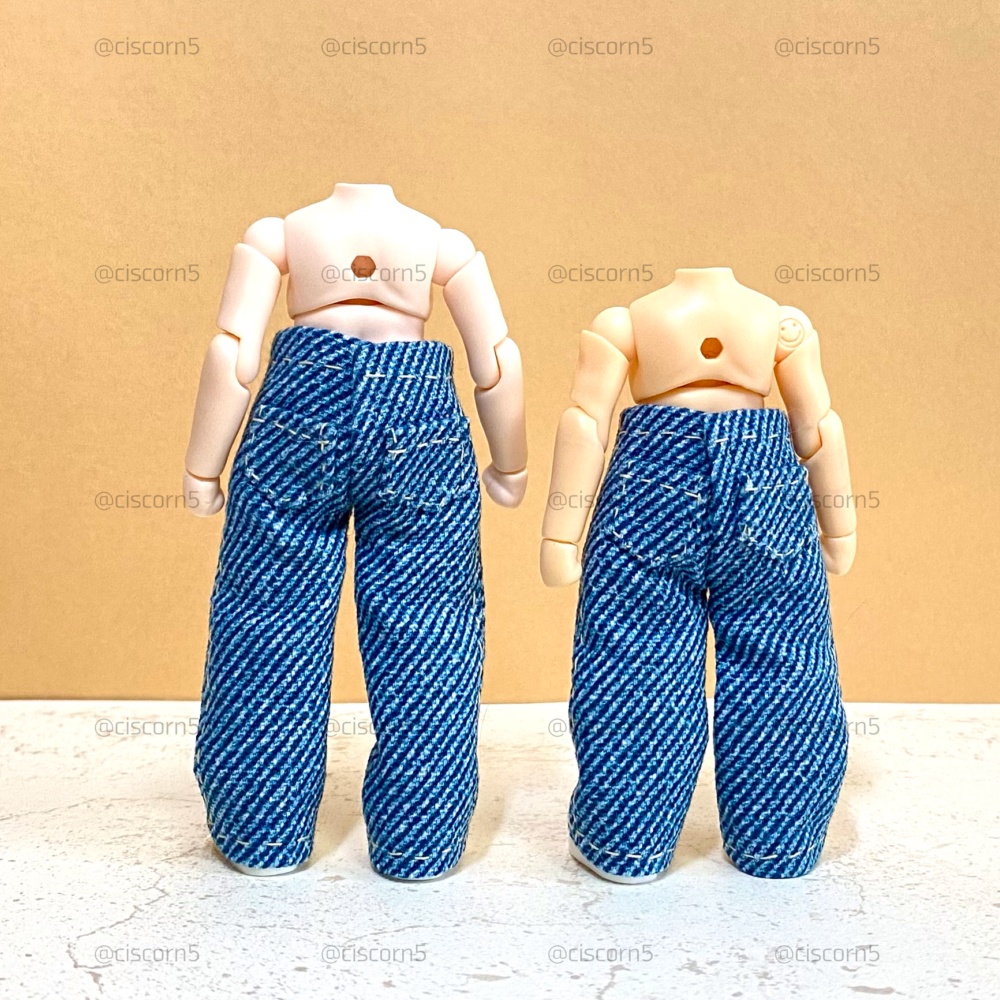 ふつうのワイドデニムパンツ