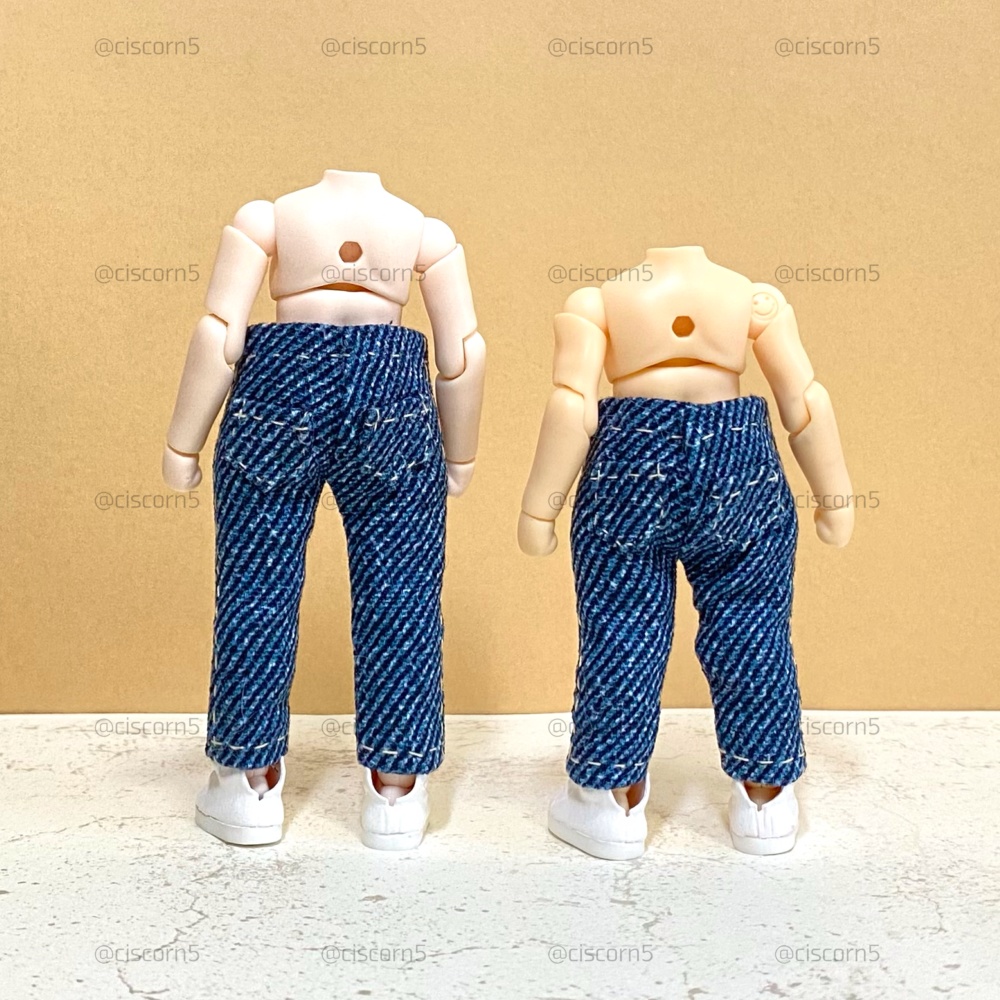 ふつうのスリムデニムパンツ