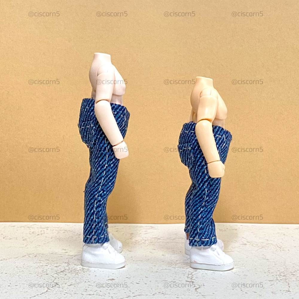 ふつうのスリムデニムパンツ