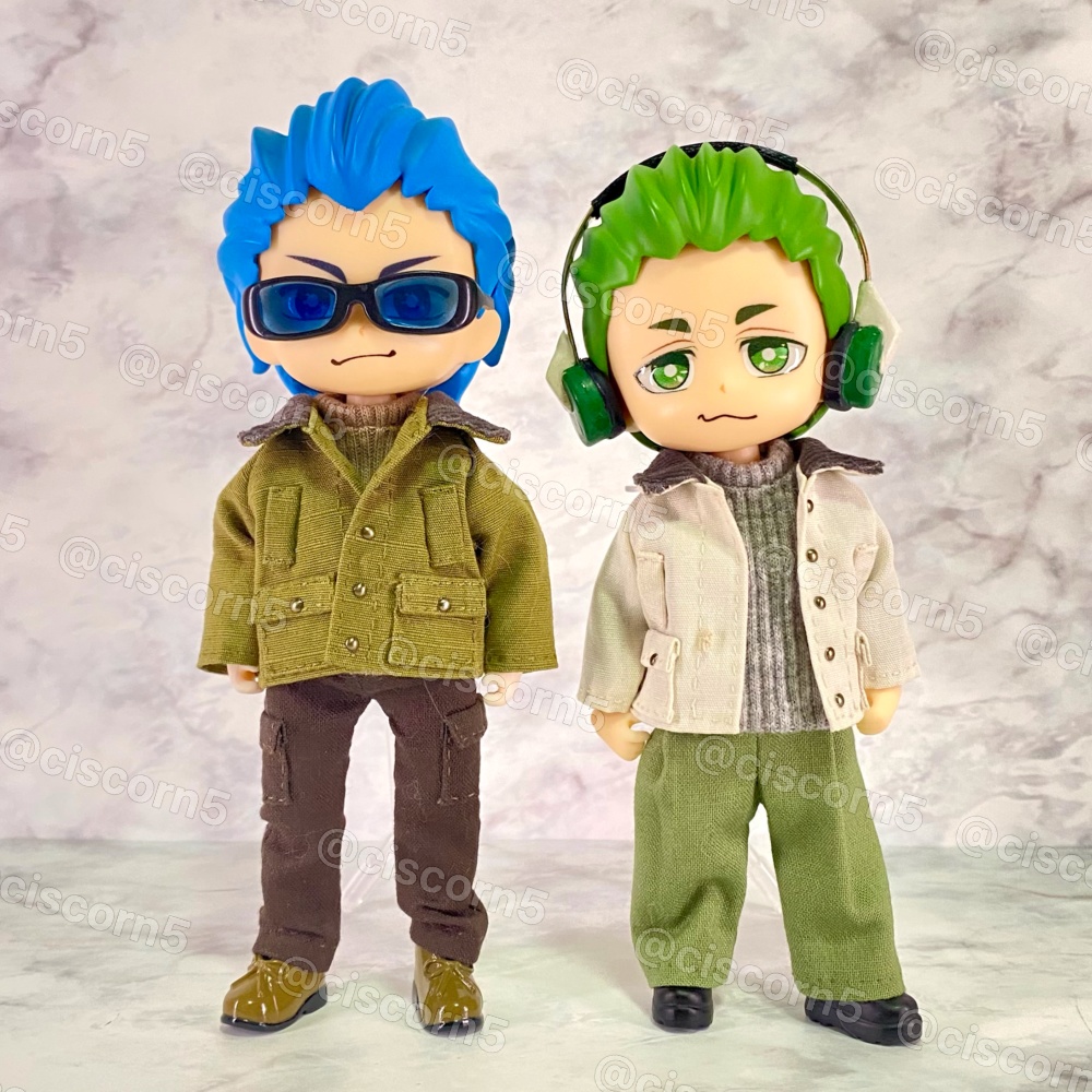 コーデュロイ襟ジャケット