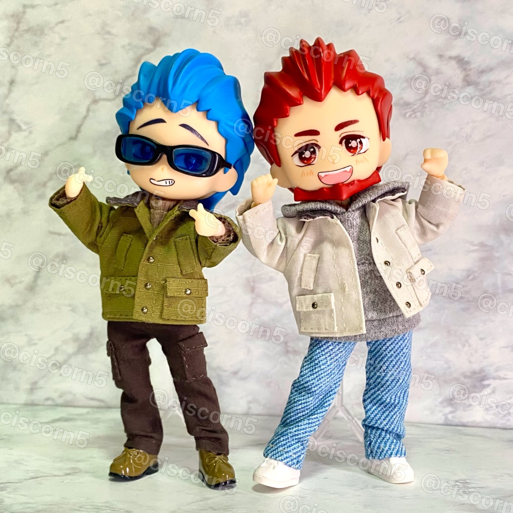 コーデュロイ襟ジャケット