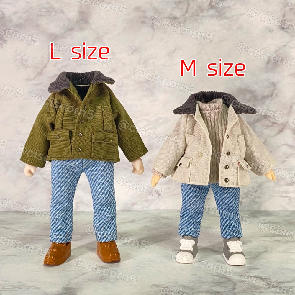 コーデュロイ襟ジャケット