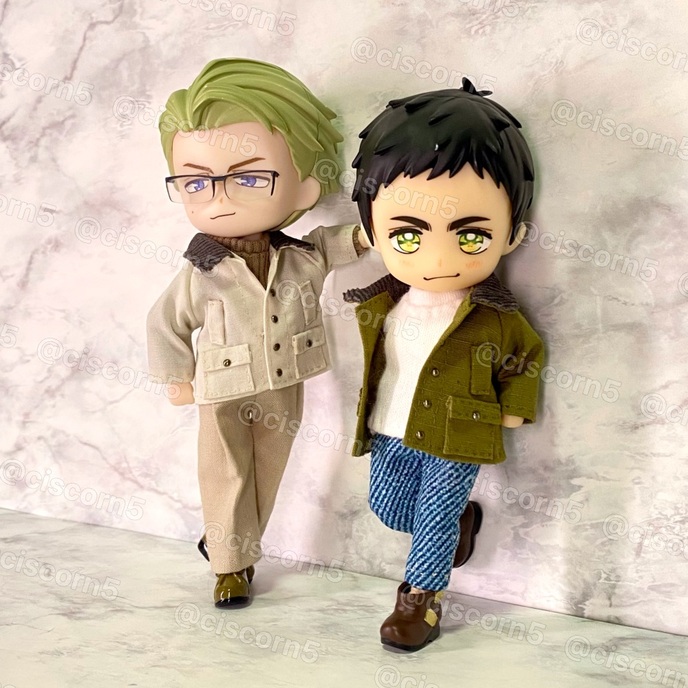 コーデュロイ襟ジャケット