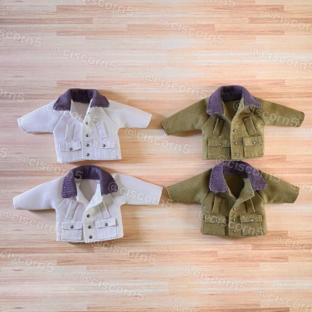 コーデュロイ襟ジャケット