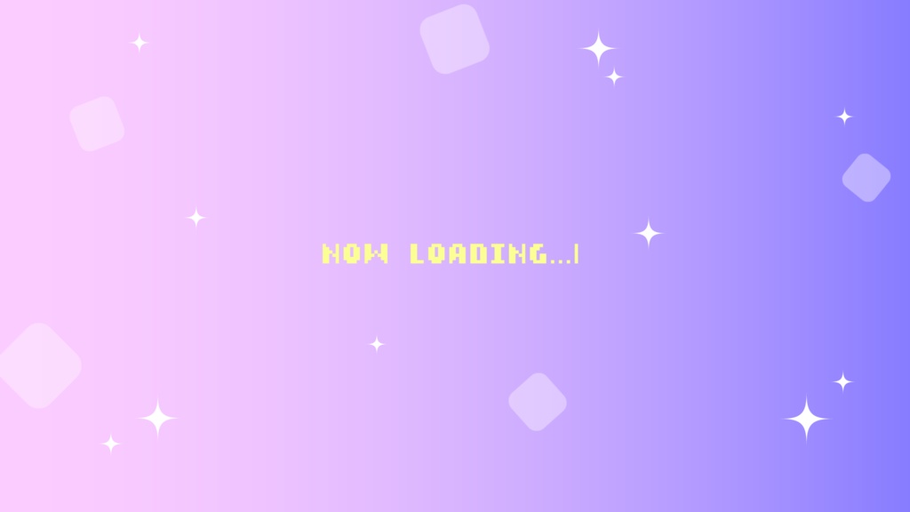 【フリー素材】動く配信画面(purple)用カスタム素材 ໒꒱