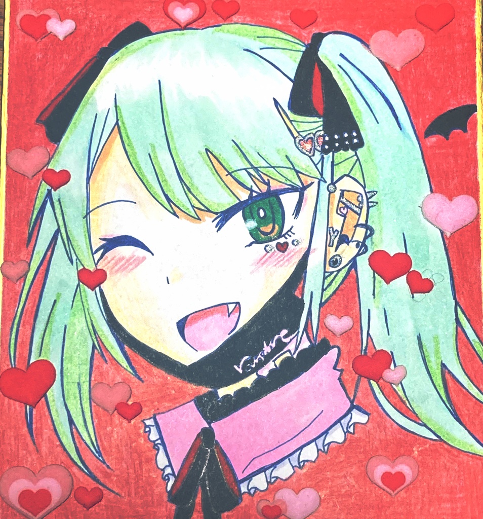 ヴァンパイアミク 色紙イラスト