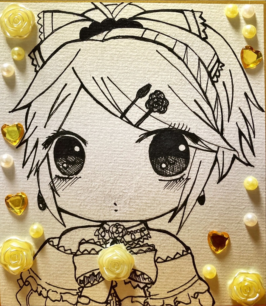 悪ノ娘　リリアンヌ　色紙原画