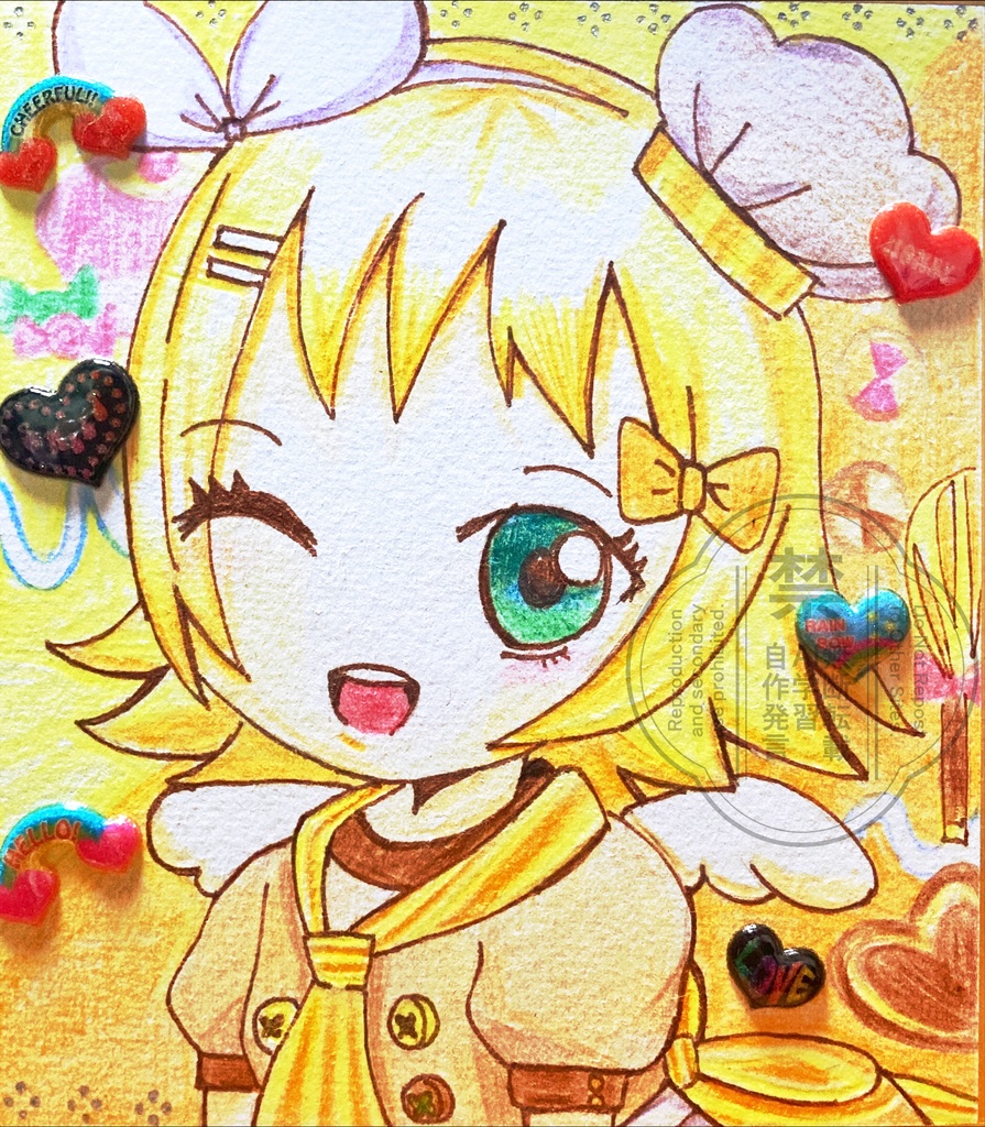 鏡音リン 同人色紙2(全4種)11/30迄