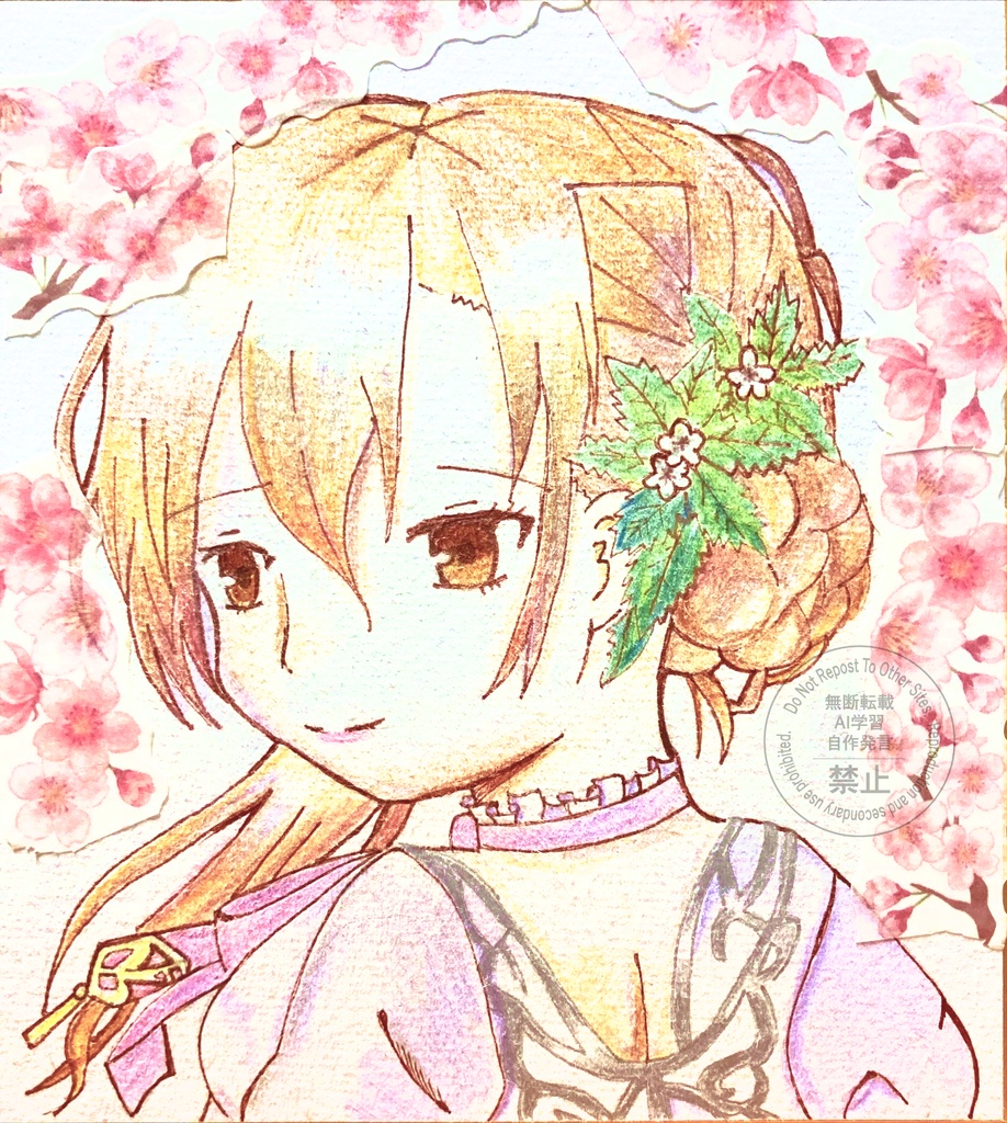MEIKO　　ファンアート色紙原画