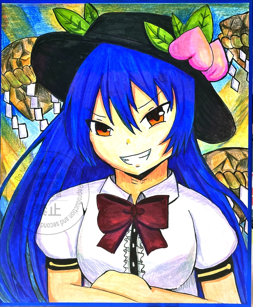 比那名居天子　ファンアート