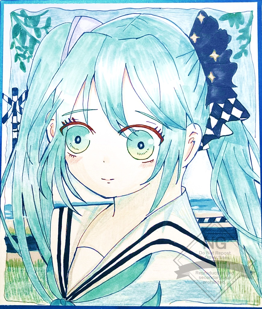 初音ミク　同人イラスト