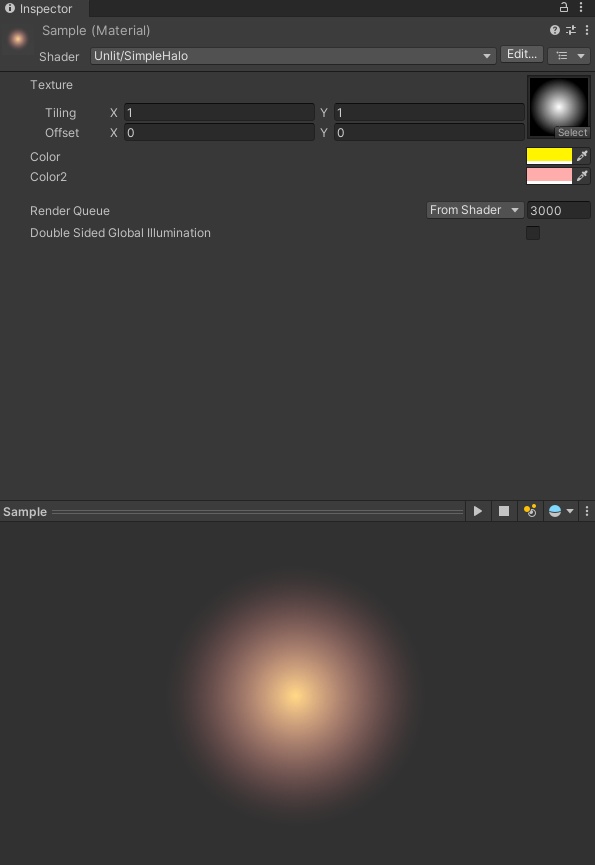 SimpleHalo Shader VRChatワールド向けHalo表現用シェーダー