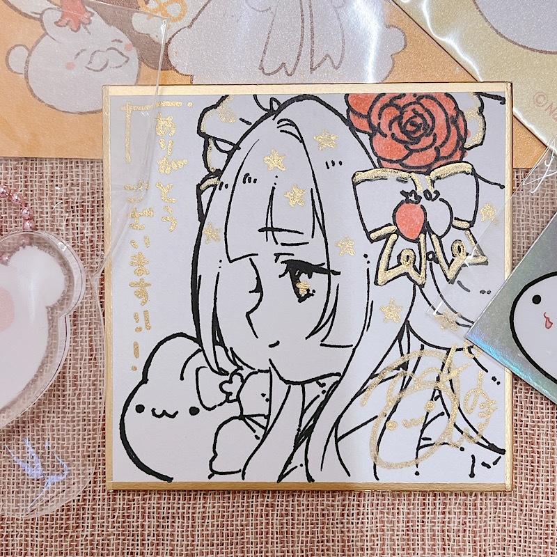 ①だいふくまんぷくセット(直筆ミニ色紙付)