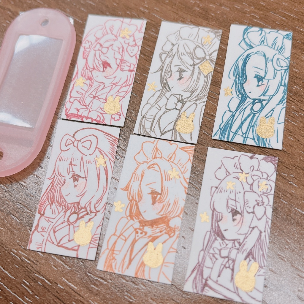 【コラボ記念】抹茶7点セット(原画キーホルダー付)