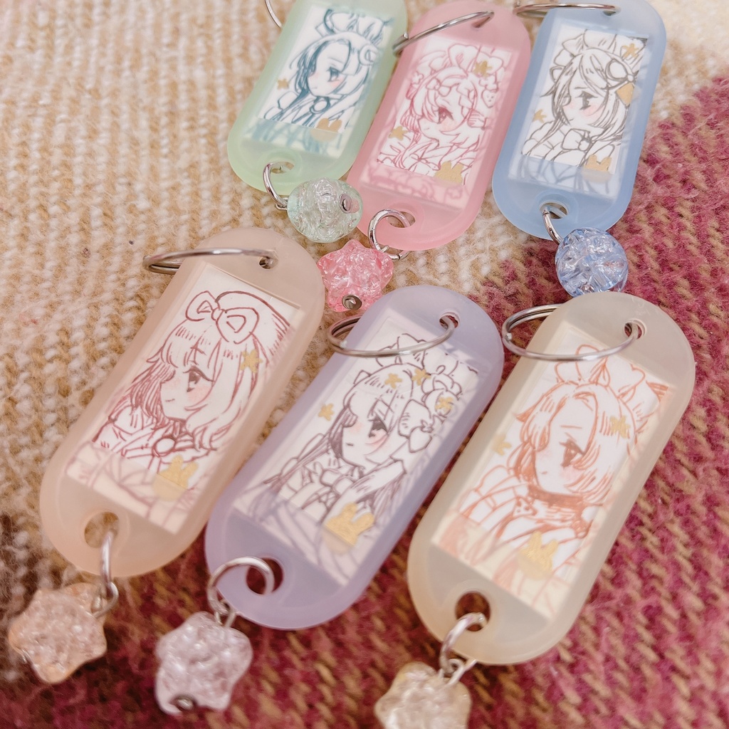 【コラボ記念】チーズ8点セット(原画キーホルダー付)