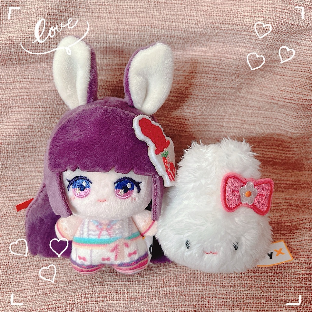 【コラボ記念】個数限定『ゐろは&だいふくうさぎ』ちびぬいぐるみ