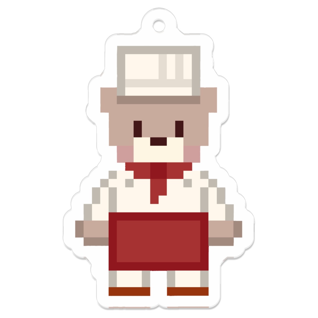 【アクリルキーホルダー】ドットなくまのくん
