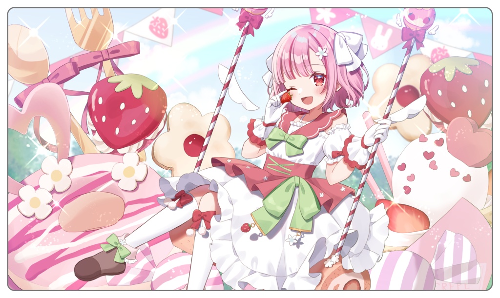 【スペシャルセット】苺莉ゆさ 2023年誕生日記念グッズ ꕤ*.゚