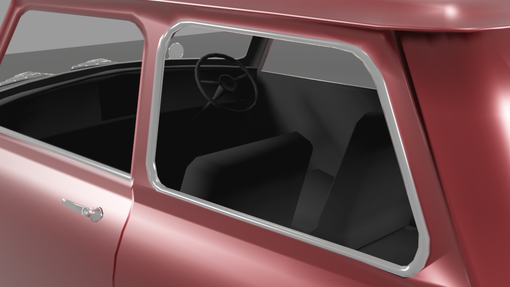 ミニクーパー 3Dモデル