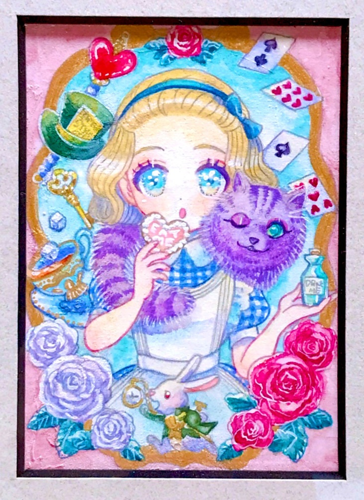 【額装ATC原画】wonderland