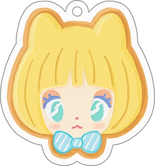 クッキー風アクリルキーホルダー