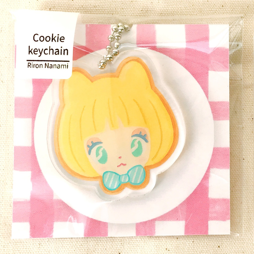 クッキー風アクリルキーホルダー