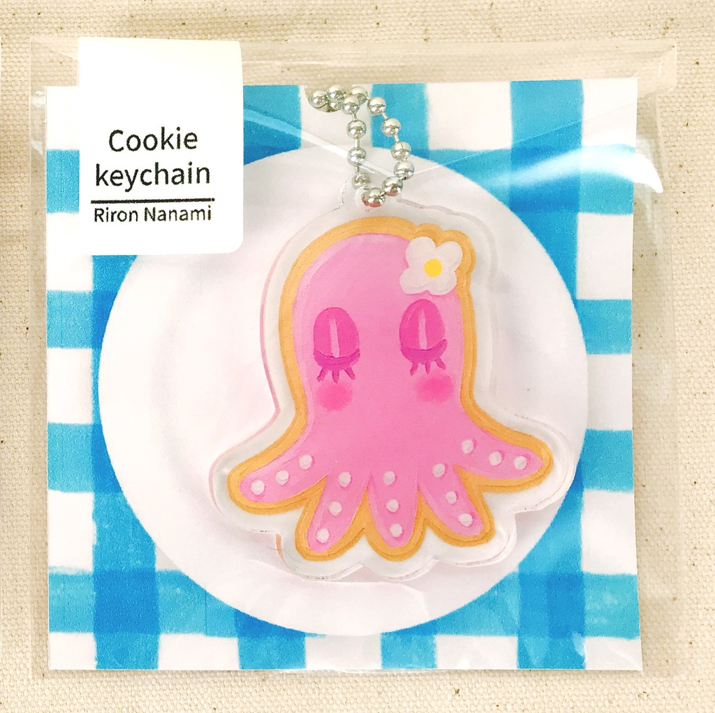 クッキー風アクリルキーホルダー