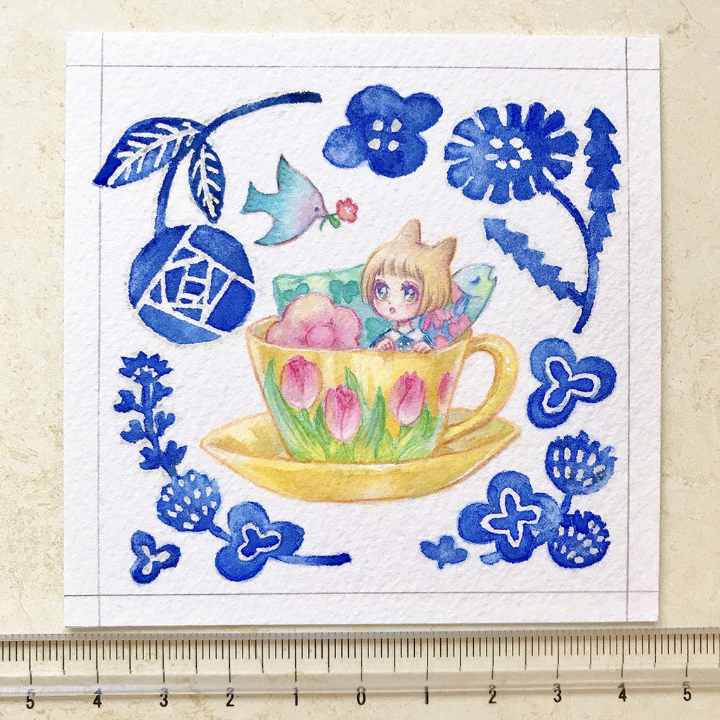 【原画】透明水彩作品