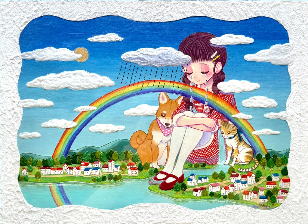 額装原画【ずっとひとりじゃなかった】