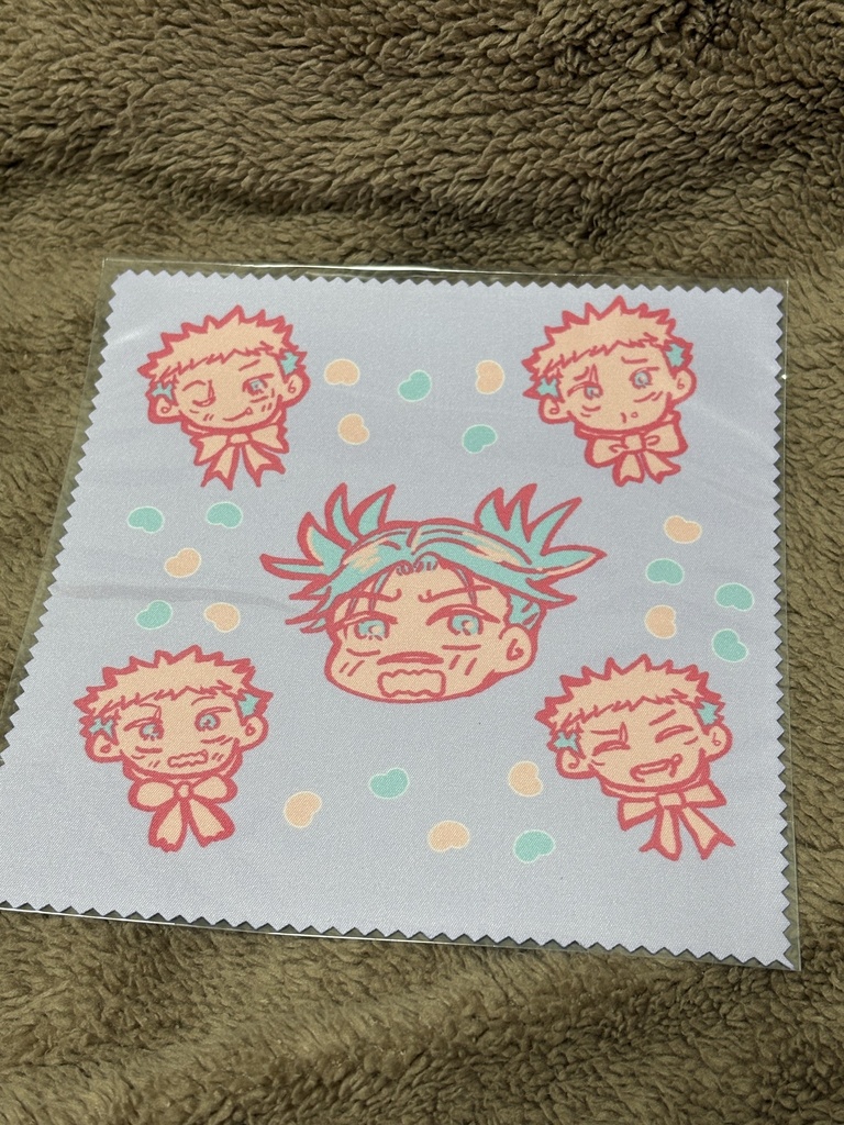 めがねふき＜150㎜×150㎜＞（脹虎）