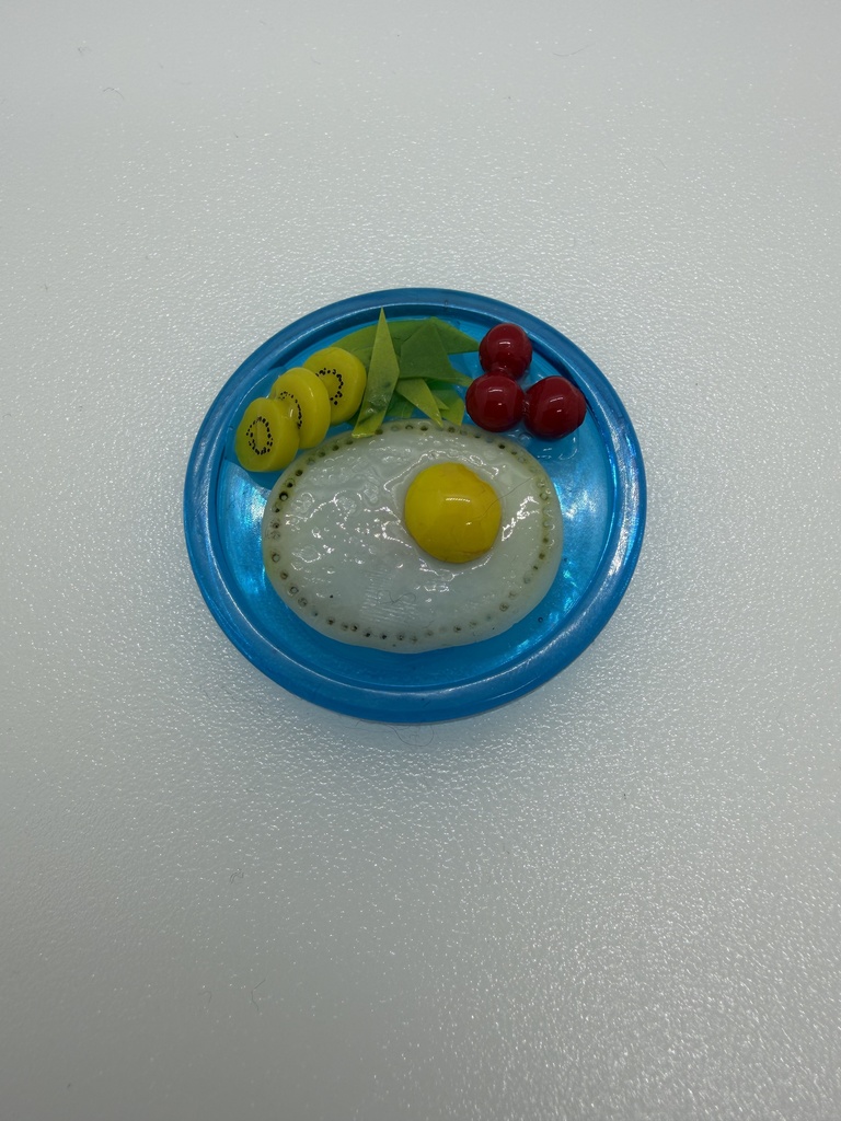 大和守安定の歌仙に作ってもらった目玉焼きプレート