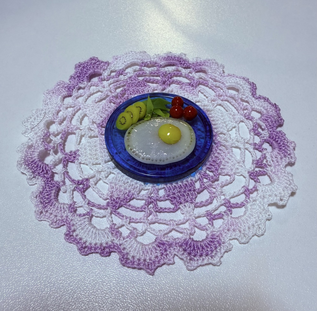 大和守安定の歌仙に作ってもらった目玉焼きプレート