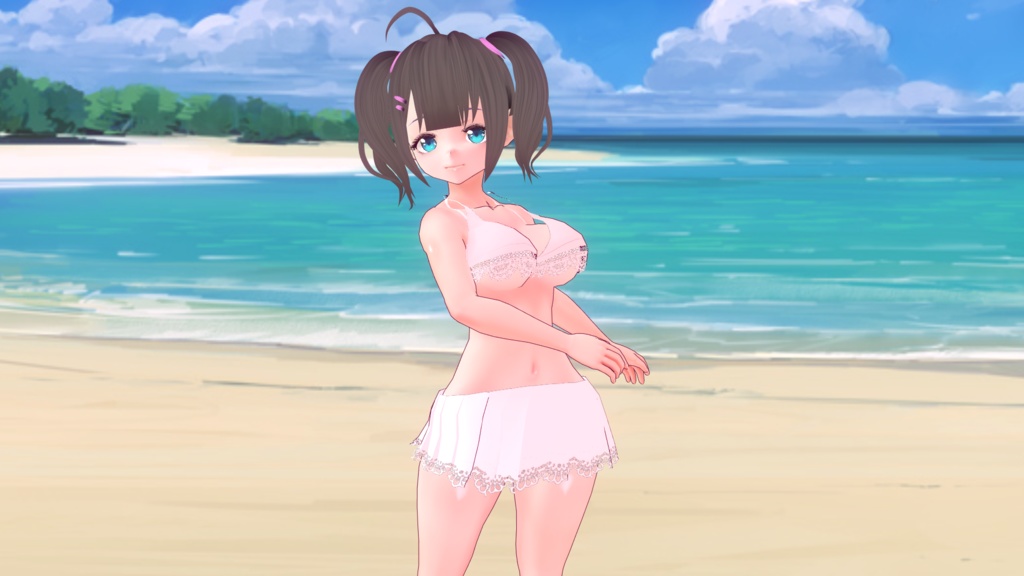 【VRoid】白水着セット