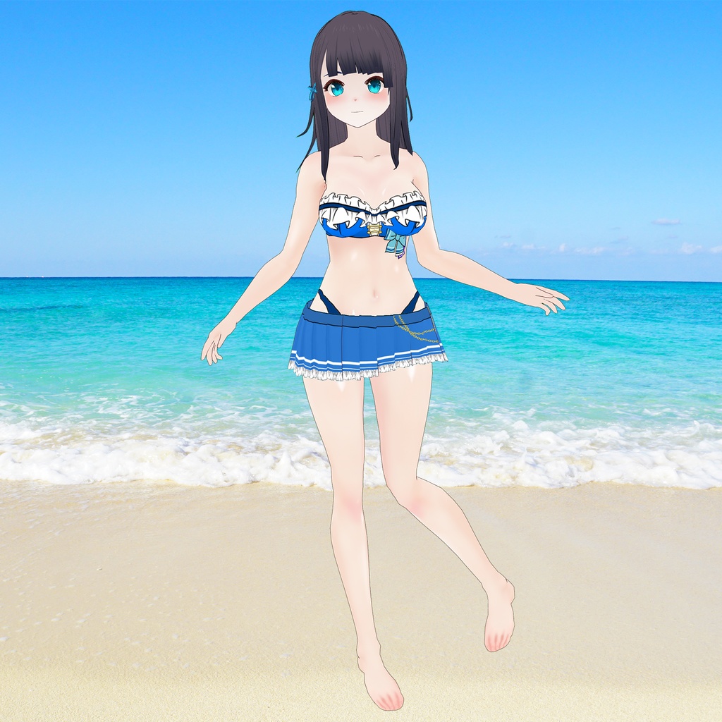 【VRoid】アイドル水着セット