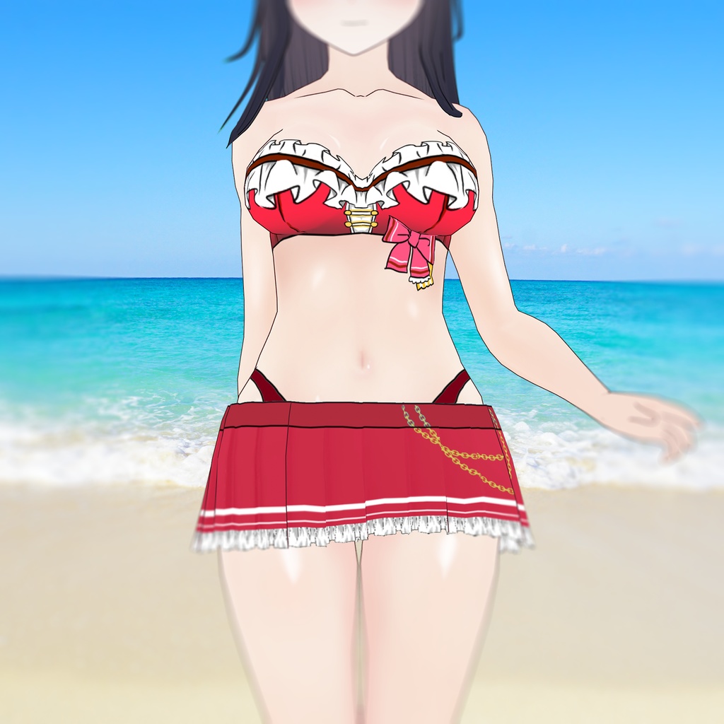 【VRoid】アイドル水着セット